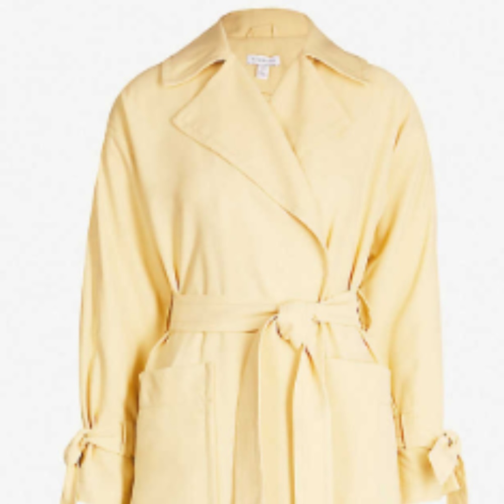 NWT TOPSHOP crepe duster coat - Picture 2 of 3